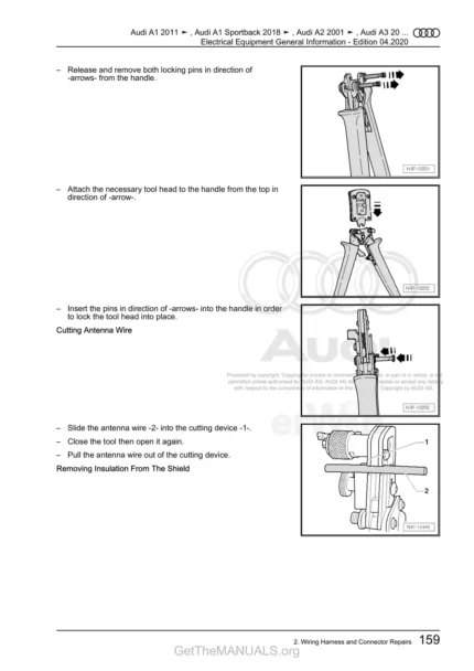 AUDI A4 B9 8W 2016 To 2024 Service Repair Manual