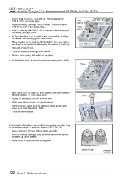 AUDI Q3 2012-2016 Service Repair Manual