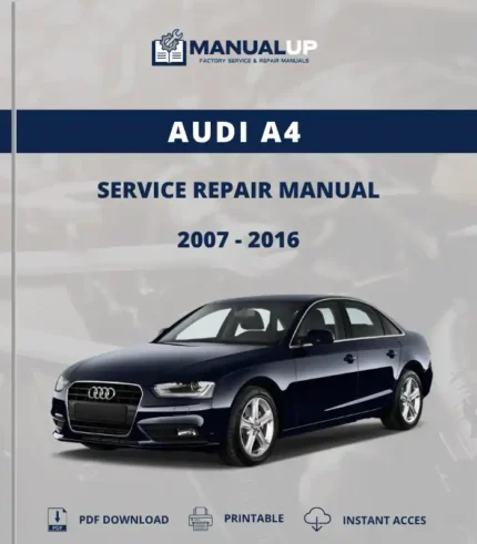 Audi A4 2007 to 2016 Service Repair Manual - Workshop Manual PDF DownloadQ7 2007 To 2015 Service Repair Manual - Workshop Manual PDF Download