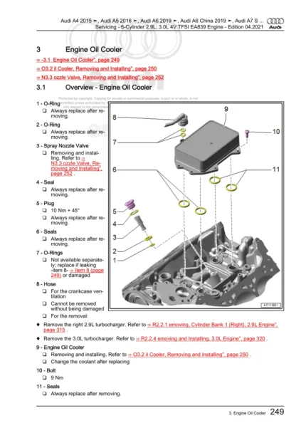Audi A7 2018 Service Repair Manual