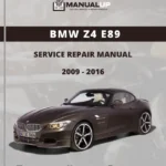 BMW Z4 E89 2009 To 2016 Service Repair Manual - Workshop Manual PDF Download