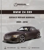 BMW Z4 E89 2009 To 2016 Service Repair Manual - Workshop Manual PDF Download