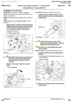 Ford Focus C307 Mk2 2004 To 2009 Service Manual
