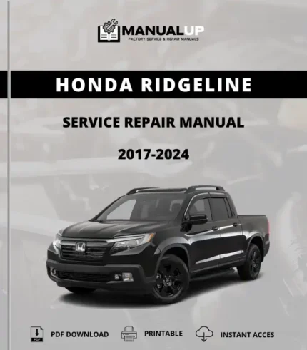 Honda Ridgeline 2017-2024 Service Manual