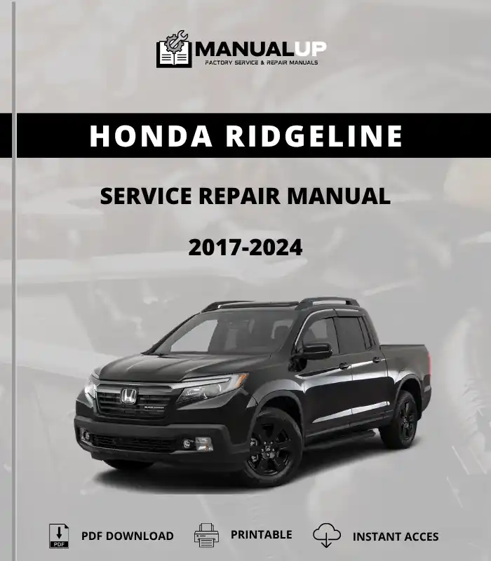 Honda Ridgeline 2017-2024 Service Manual