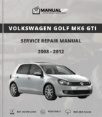 VOLKSWAGEN Golf MK6 GTI 2008 To 2012 Service Repair Manual - Workshop Manual PDF Download