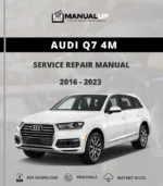 AUDI Q7 4M 2016 To 2023 Service Repair Manual - Workshop Manual PDF Download