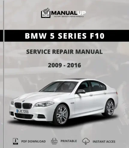 BMW 5 Series F10 2009 To 2016 Service Repair Manual - Workshop Manual PDF Download