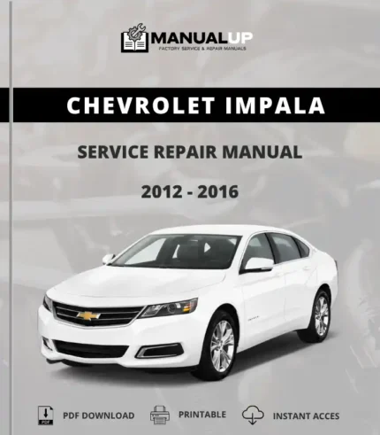 Chevrolet Impala 2012 To 2016 Service Repair Manual - Workshop Manual PDF DownloadQ7 4M 2016 To 2023 Service Repair Manual - Workshop Manual PDF Download