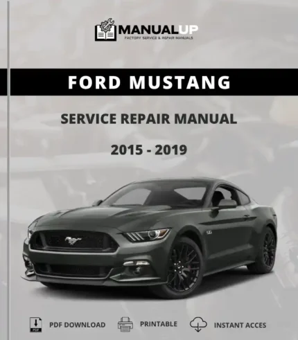 Ford Mustang 2015 To 2019 Service Repair Manual - Workshop Manual PDF Download