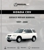 Honda CRV 1997 To 2000 Service Repair Manual - Workshop Manual PDF Download