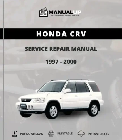 Honda CRV 1997 To 2000 Service Repair Manual - Workshop Manual PDF Download