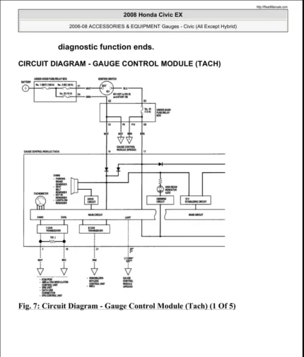 Honda Civic 4D 2006-2009 Service Repair Manual