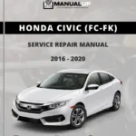 Honda Civic (FC-FK) 2016 To 2020 Service Repair Manual - Workshop Manual PDF Download