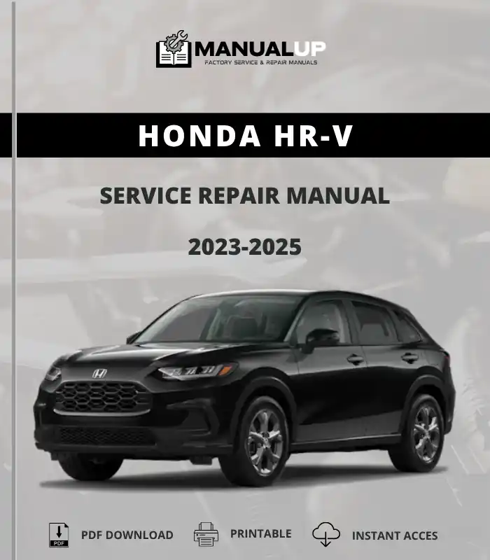 Honda HR-V 2023 To 2025 Service Repair Manual - Workshop Manual PDF Download