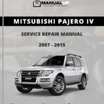 Mitsubishi Pajero IV 2007-2015 Service Repair Manual - Workshop Manual PDF Download