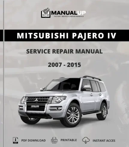 Mitsubishi Pajero IV 2007-2015 Service Repair Manual - Workshop Manual PDF Download