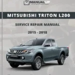 Mitsubishi Triton L200 2015 To 2018 Service Repair Manual - Workshop Manual PDF Download