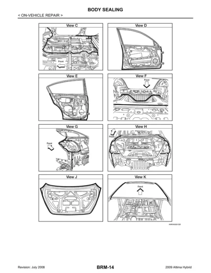 Nissan Altima 2007 To 2010 Service Manual