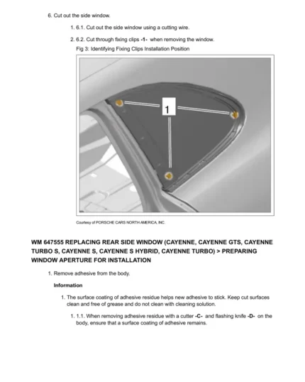 Porsche Cayenne (2011-2018) (92A) Service Repair Manual