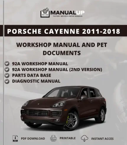 Porsche Cayenne (2011-2018) (92A) Service Repair Manual - Workshop Manual PDF DownloadCayenne 2011 To 2018 Service Manual