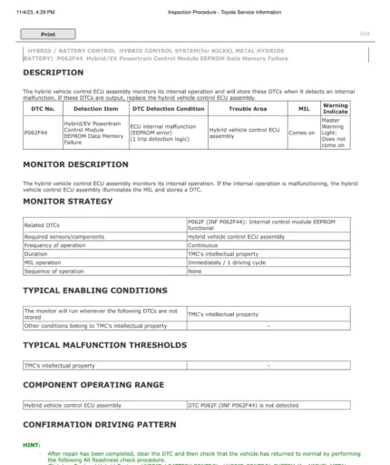 Toyota Camry 2023 Service Repair Manual