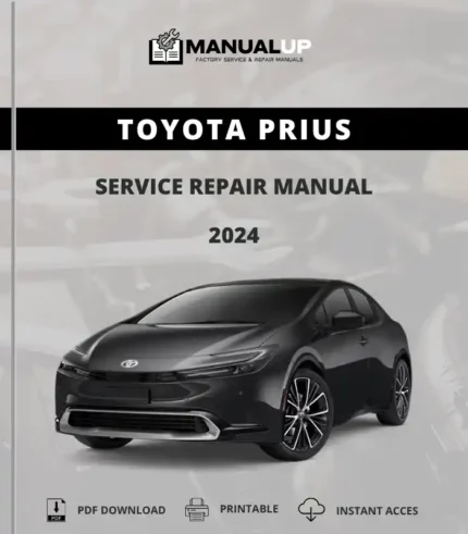 Toyota Prius 2024 Full Service Repair Manual - Workshop Manual PDF Download